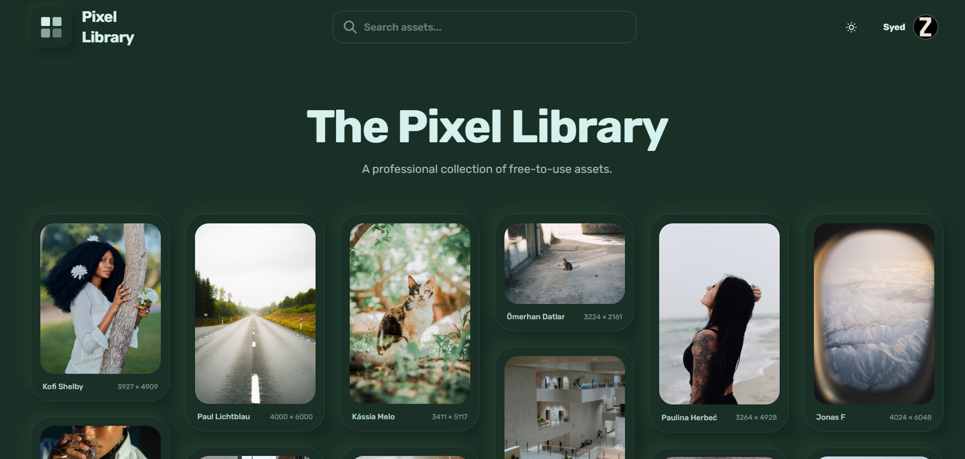 The Pixel Library